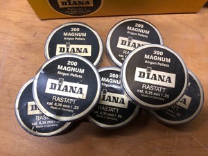 lot 290 image: Case of DIANA German Air Rifle Pellets 