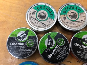 lot 301 image: Large Lot of Vintage BEEMAN Air Rifle Pellets