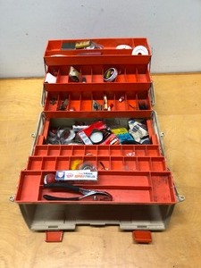 lot 352 image: Adventurer Fishing Tackle Box wTackle & Supplies
