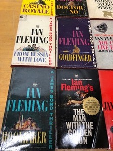 lot 358 image: Lot of 15 Vintage JAMES BOND 007 Paperback Books