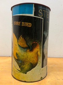 lot 367 image: Vintage 1970 STEPPENWOLF Metal Trash Can