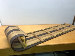 lot 383 image: Nice Vintage LL BEAN Wooden Toboggan Snow Sled
