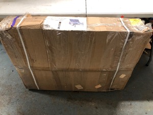 lot 408 image: Brand New SUN TIME Twin Seat Porch Glider - Black