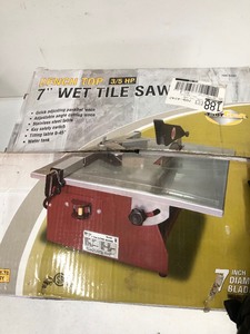 lot 65 image: FlorCraft 7 Wet Tile Saw