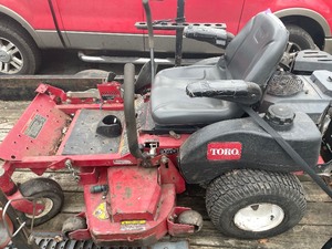 lot 229 image: TORO Zero Master Riding Lawn Mower
