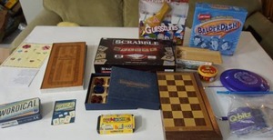 lot 94 image: Toys and GamesTic-Tac-Toe, Balderdash, Scrabble, Chess