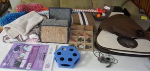 lot 96 image: The Cats MeowToys, Scratching Pads, Dusters