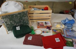 lot 99 image: Crafting CornerEmbroidery Supplies