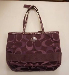 lot 107 image: Coach Purse and Accessory Pouch