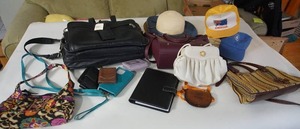 lot 121 image: Vintage MCM Hand Bags, Purses, Pouches, Billfold, Hats...
