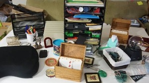 lot 129 image: Home & Office Desk Supplies Etc.