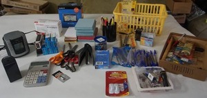 lot 131 image: Home & Office Desk Supplies Etc.