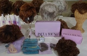 lot 140 image: Large Collection of Paula Young Wigs and Accessories...