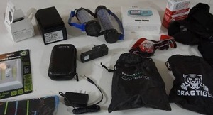 lot 145 image: SonoHealth Portable EKGraph-WMT ECG Cardio Heart Rate Monitor wOriginal Box and Case, My Zacurate Pulse Oximeter