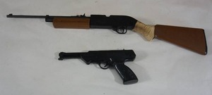 lot 157 image: Vintage Daisy Air Pistol Break Barrel BB Gun Model 188, Crossman Power Master 760 Air Gun...