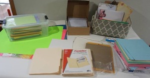 lot 170 image: Art & Craft Supplies...Paper, Tag Boards and More...
