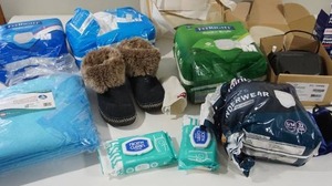 lot 178 image: Home Care...Comfort Supplies Including Compressor Nebulizer System by Inspiration Elite Respironics and More...