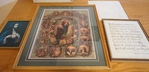 lot 239 image: Archangel Books & Gifts...Wall Plaque, 1896 Print, Stations...