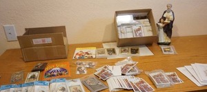 lot 243 image: Archangel Books & Gifts...Laminated Prayer Cards for Medals, Devotion Cards, St. Anthony Air Freshener and More...