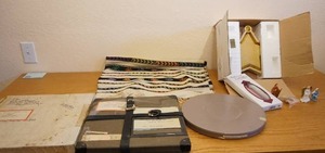 lot 250 image: Archangel Books & Gifts...Vintage Movie Films Fatima Triumph and The Events at Garabandal, Late 20th Century Moroccan() Wool Rug...
