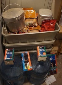 lot 266 image: Nine-Month SURVIVAL EMERGENCY eFoods Gold Food Supply and Cooking Essentials...