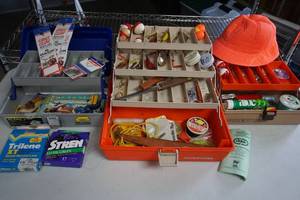 lot 347 image: Fishing Tackle Box and Contents of all Three...