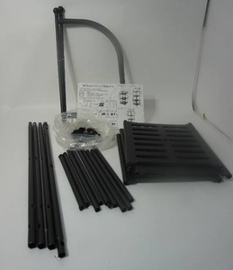 lot 12 image: NEW...Tiered Metal Shelf Display Plant Stand...