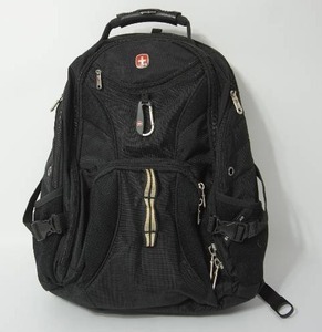 lot 38 image: Swiss Gear Black Airflow Computer Laptop Backpack...