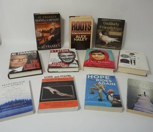 lot 52 image: Assorted Hard and Soft Cover Books of Interest...