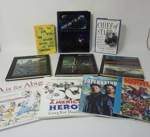 lot 53 image: Assorted Hard and Soft Cover Books of Interest...