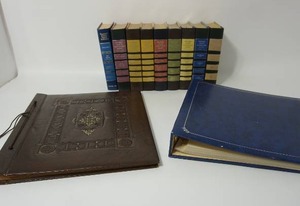 lot 55 image: Nine Readers Digest Select Edition Books-Vintage Scrapbook AlbumBlue Photo Album