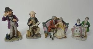 lot 83 image: Four Collectible Figurines
