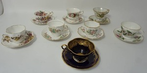lot 90 image: (7) Matching Teacups and Saucers...