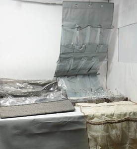 lot 99 image: (3) Hanging Closet Door Storage Compartments...