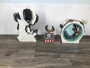 lot 61 image: 3 - Eagle Figurines