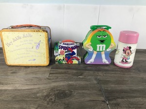 lot 72 image: 3 Collectible Lunch Pails & 1 Thermos