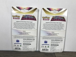 lot 123 image: POKEMON Sword & Shield Oricorio & Toxel Booster Packs (2 - Unopened packs with coin in the front)