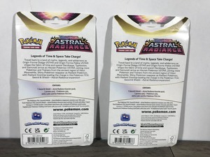 lot 126 image: POKEMON Sword & Shield Oricorio & Toxel Booster Packs (2 - Unopened packs with coin in the front)