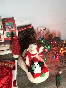 lot 130 image: 6 - Boxes of Christmas Items (5 boxes not pictured - not enough room for pictures)