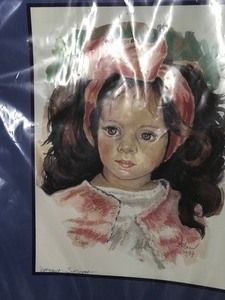 lot 135 image: The Great American Doll Company Large Porcelain Doll
