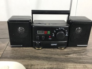 lot 143 image: 2 - Mini Boom Boxes & 1 Bluetooth Speaker