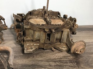 lot 356 image: 3 Carburetors & 1 Carburetor Throttle Body