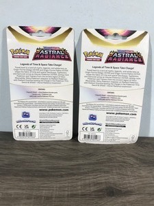 lot 359 image: POKEMON Sword & Shield Oricorio & Toxel Booster Packs (2 - Unopened packs with coin in the front)