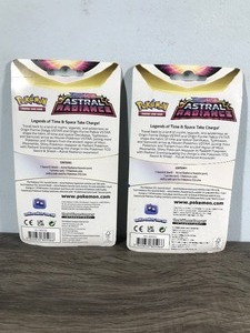 lot 361 image: POKEMON Sword & Shield Toxel Booster Packs (2 - Unopened packs with coin in the front)