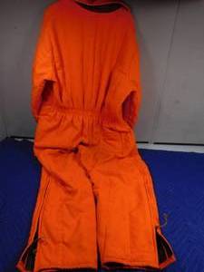 lot 232 image: Orange hunting coveralls