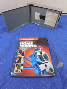 lot 263 image: Circuit breaker box and home wiring book