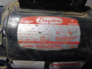 lot 265 image: Dayton electric motor