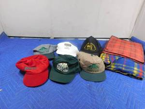 lot 269 image: blanket in case and advertised caps