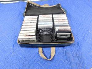 lot 278 image: Canvas case of cassettes