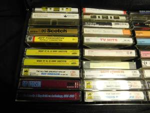 lot 302 image: Cassette case full of cassettes